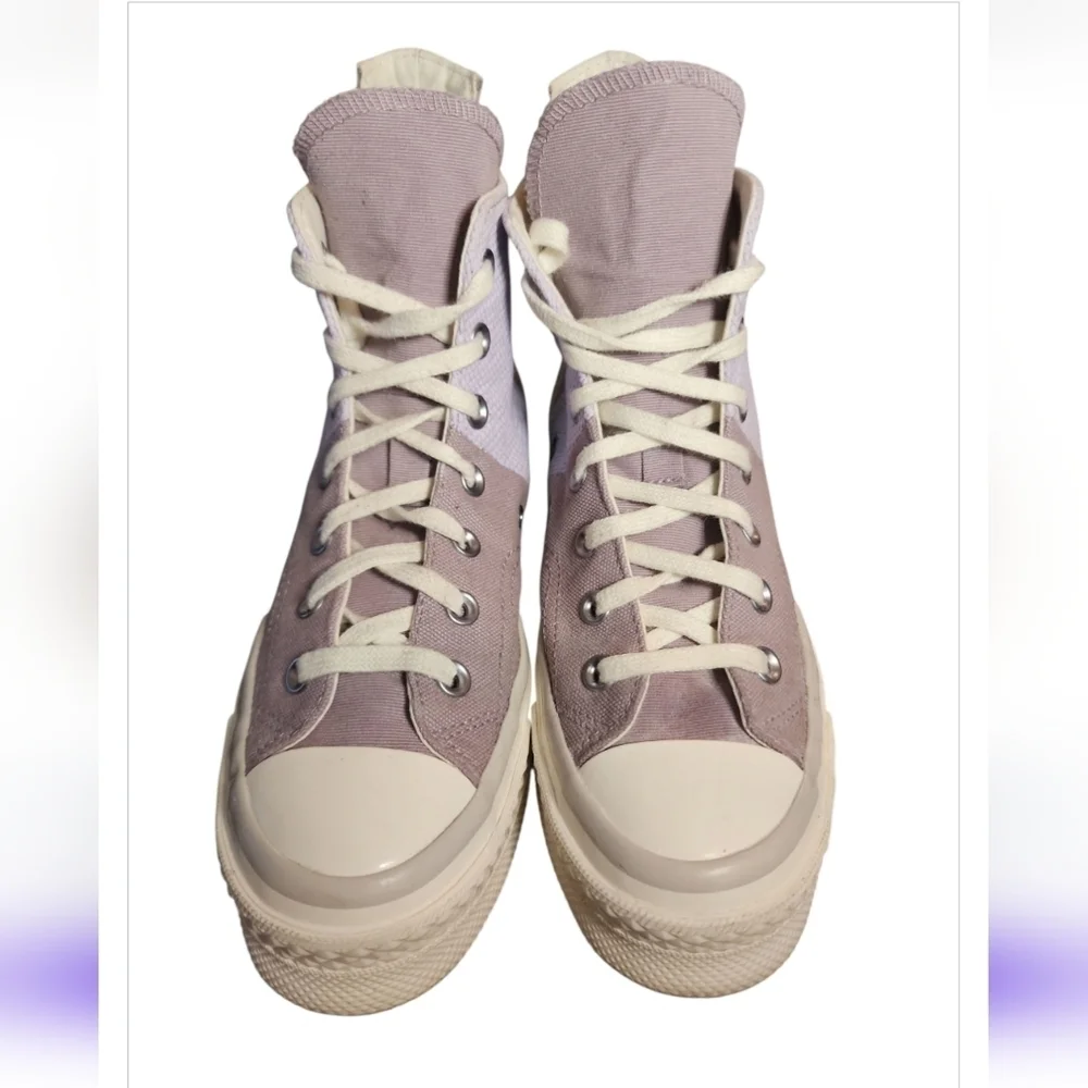 Converse Chuck 70 Plus High Top Platform Sneakers Lucid Lilac Womens 8 Retro Y2K
